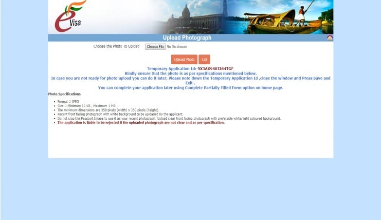 Paso 7 de la guía de visado