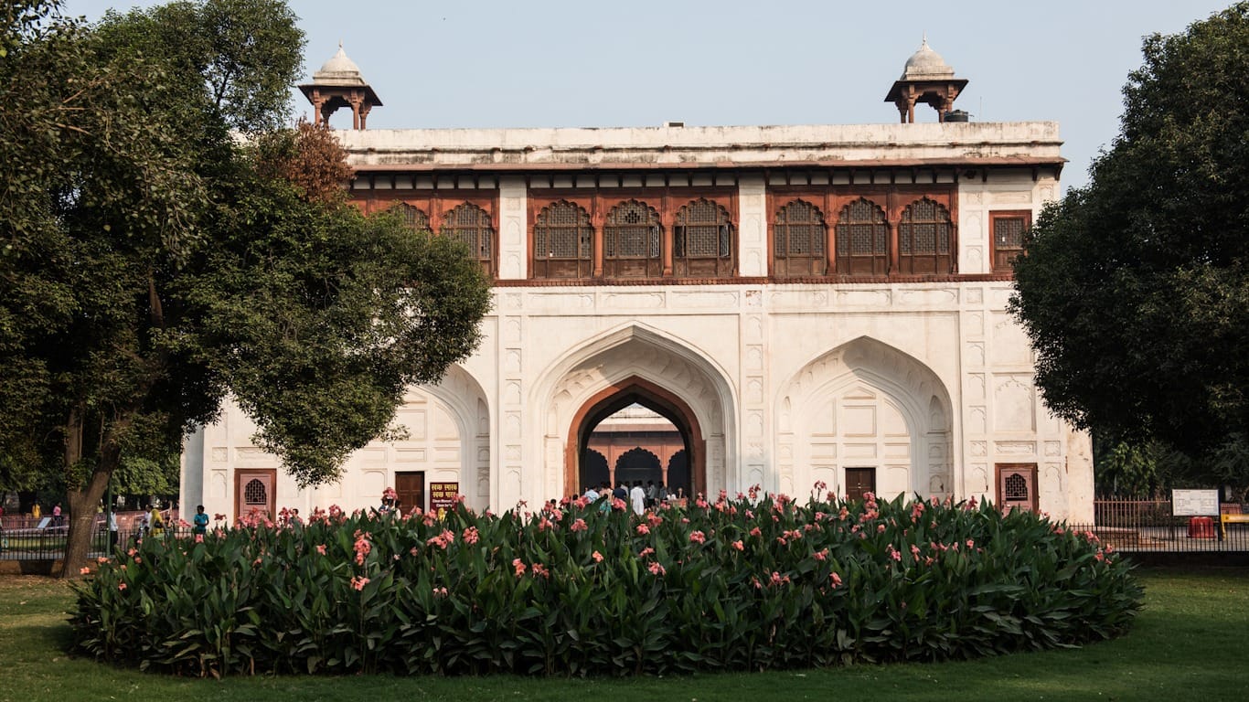 Palacio de Mumtaz Mahal en el Fuerte Rojo de Delhi