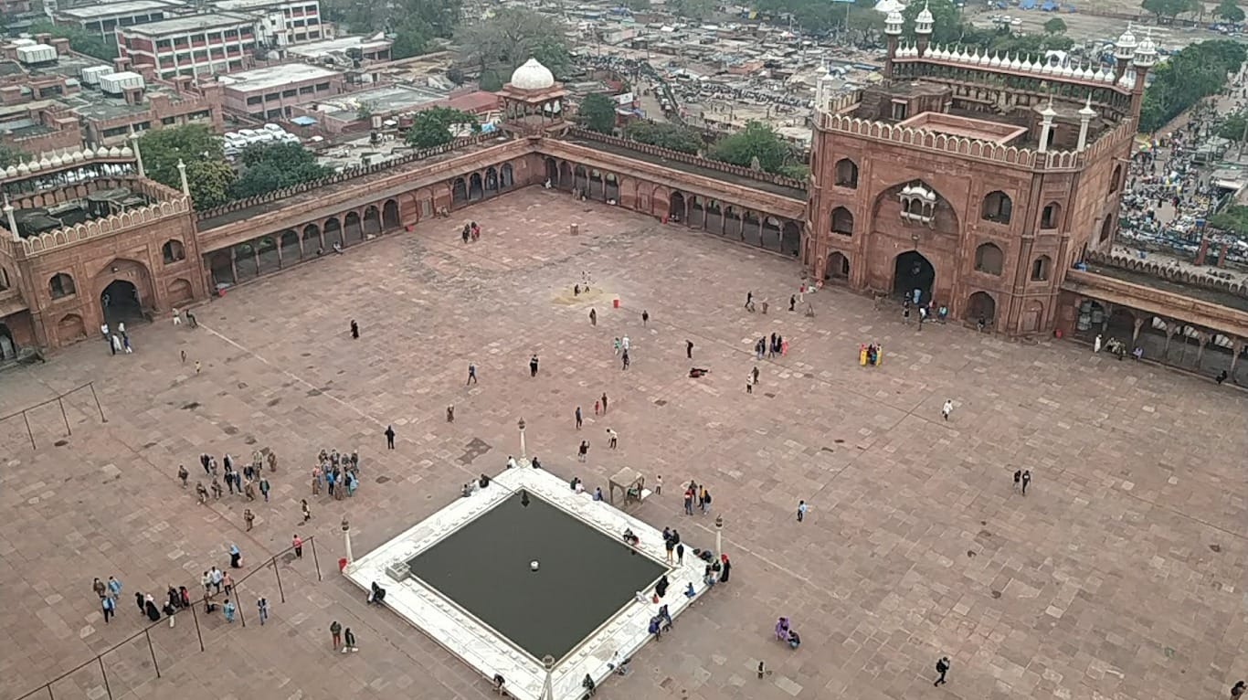 Patio de la Mezquita de Jama Masjid