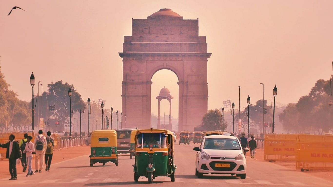 La Puerta de la India en Nueva Delhi