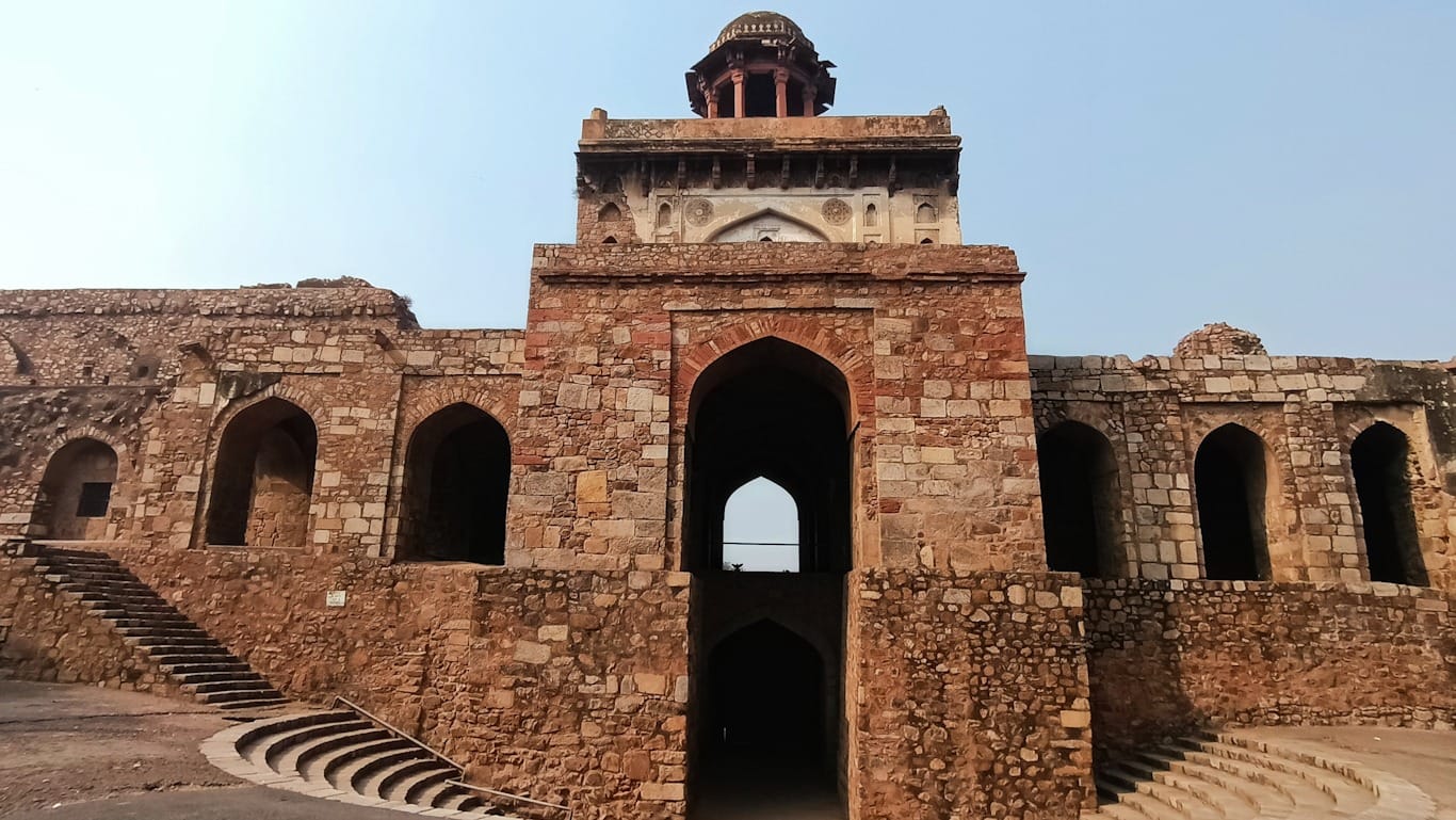 ruinas de Purana Qila en Delhi