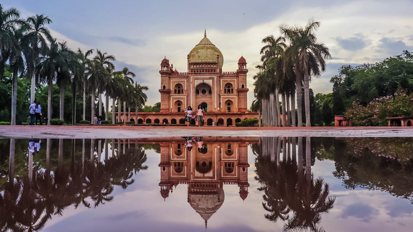 la Tumba de Safdarjung en Delhi