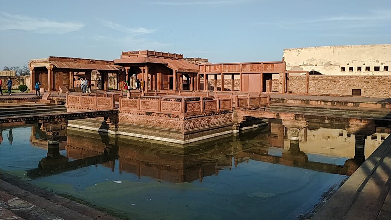 Estanque Anup Talao en Fatehpur Sikri