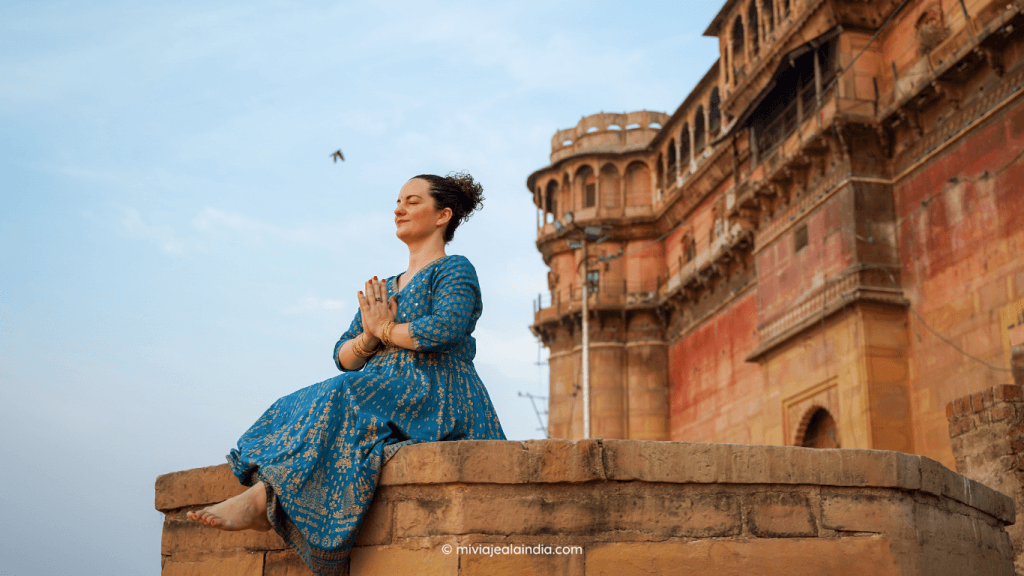 Isabel Gil en Benarés