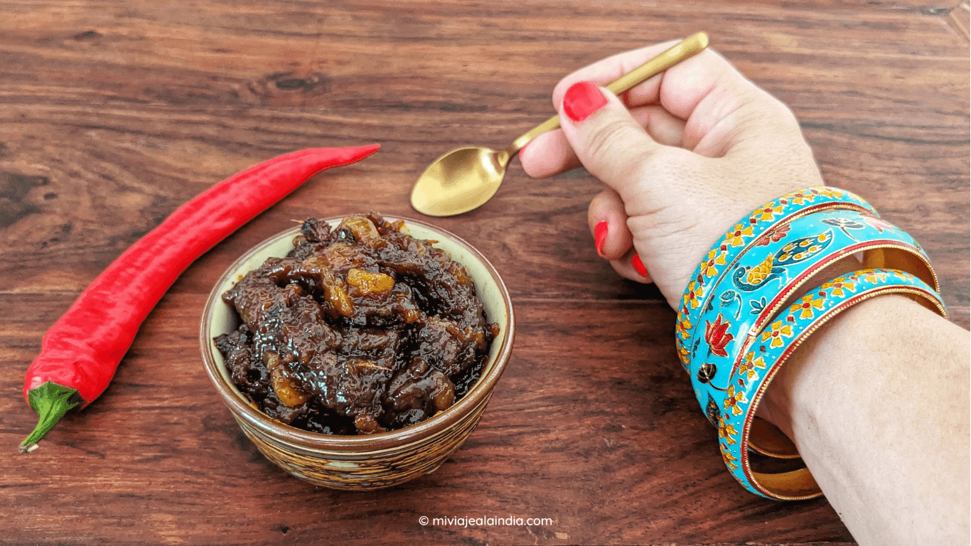 Receta de chutney de mango