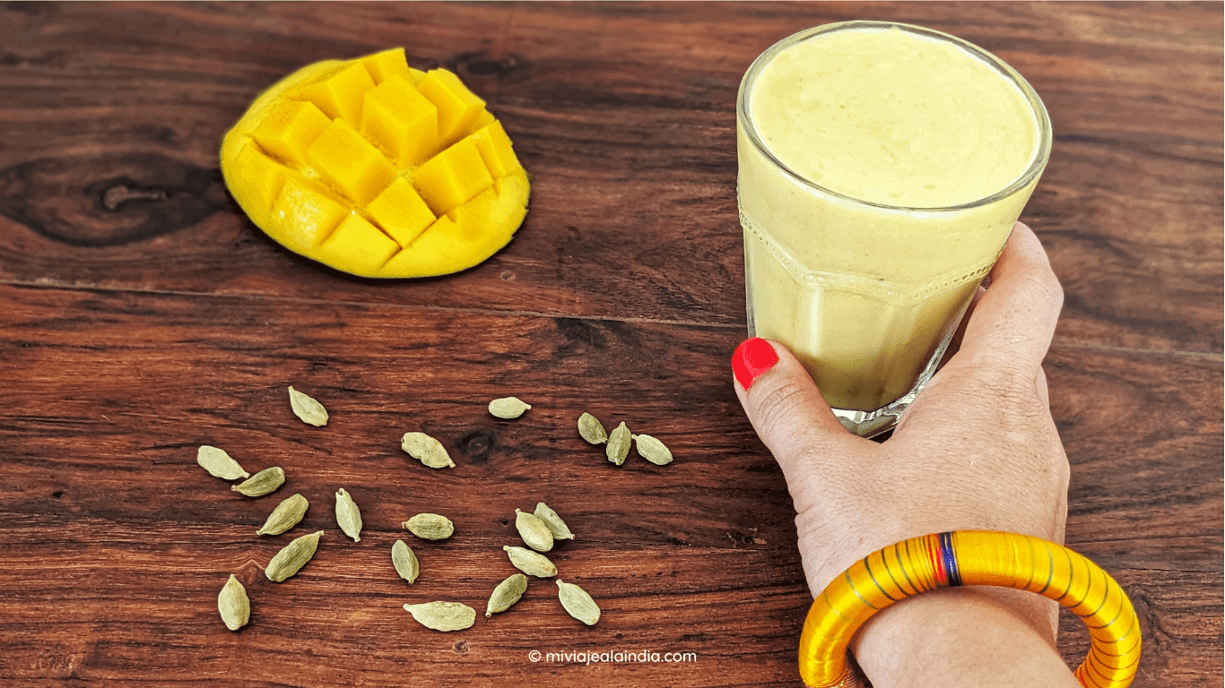 Lassi de mango con su receta