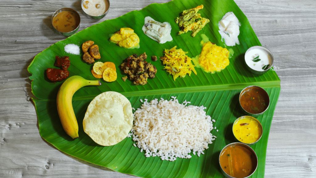 Onam Sadhya, el majar de los dioses