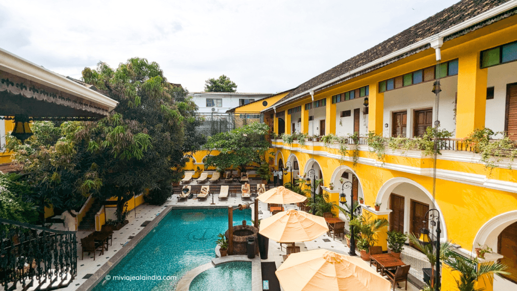 Un hotel muy pintoresco en Fort Kochi